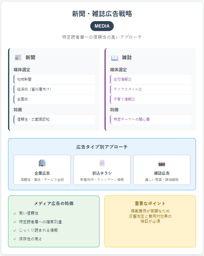 不動産集客_新聞・雑誌広告のポイント