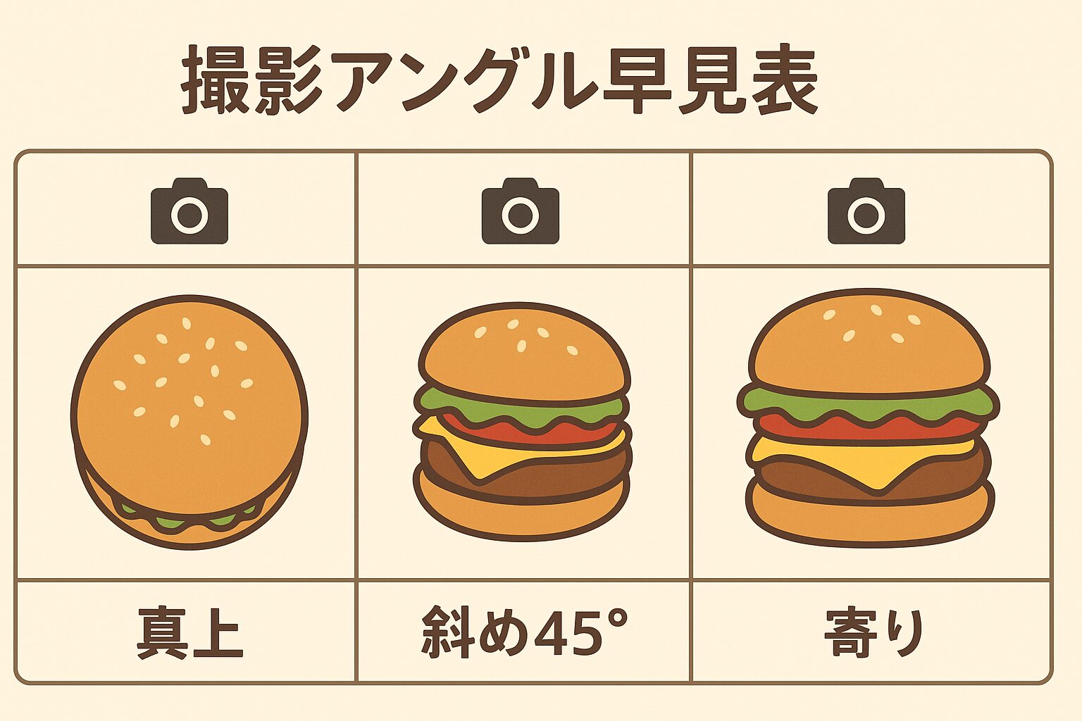 テクニック①：思わず「食べたい」と思われる写真・動画の撮り方をマスターしよう
