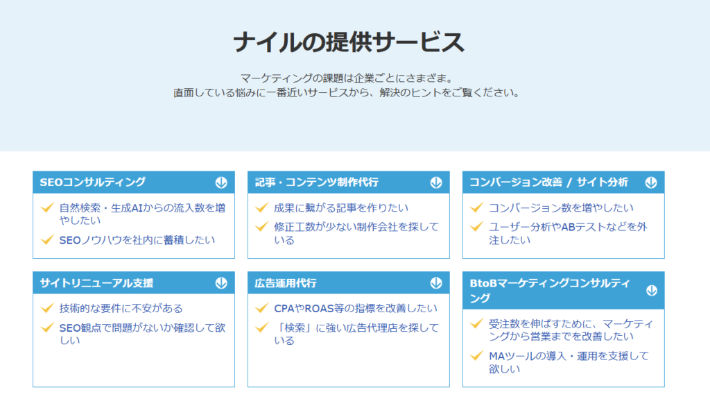 ナイル株式会社|戦略から実行まで、一気通貫でサポート