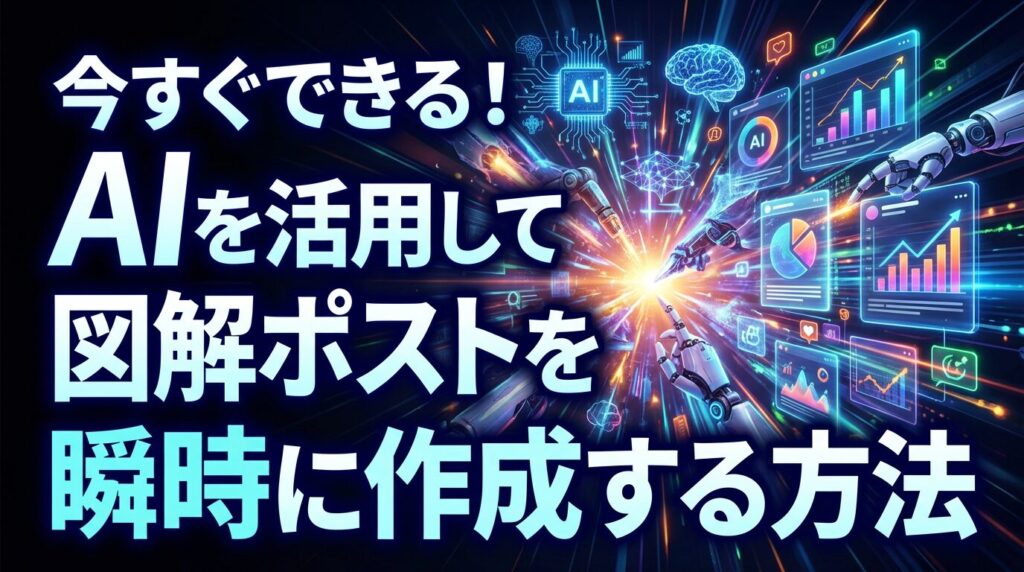 今すぐできる！AIを活用して図解ポストを瞬時に作成する方法