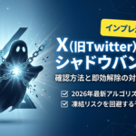 【X(旧Twitter)】シャドウバンとは？確認方法から即効で解除する対策までを徹底解説