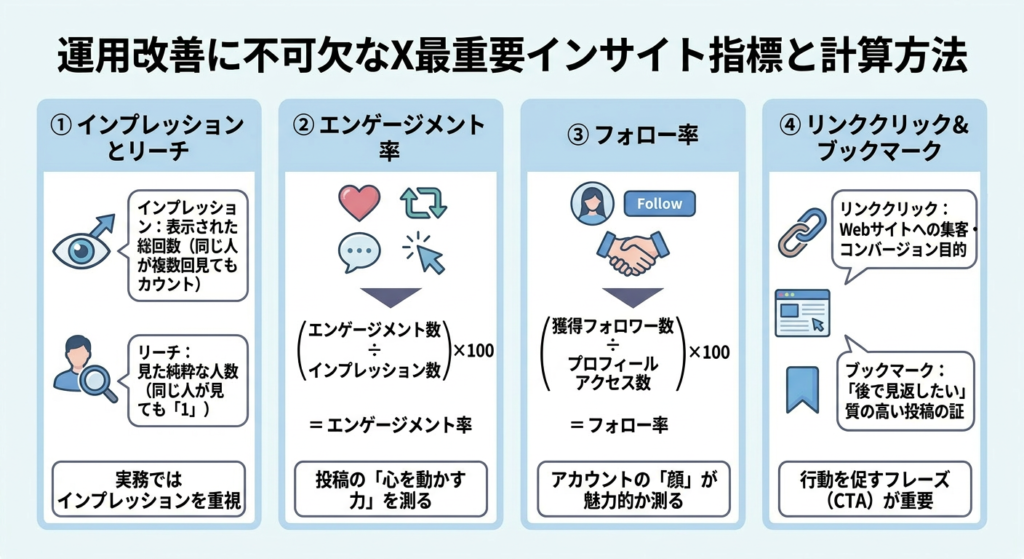 運用改善に不可欠な最重要インサイト指標と計算方法