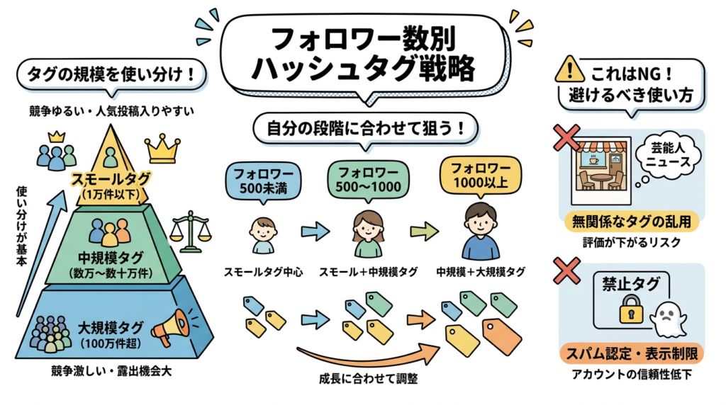 【フォロワー数別】人気投稿に載るためのハッシュタグ戦略