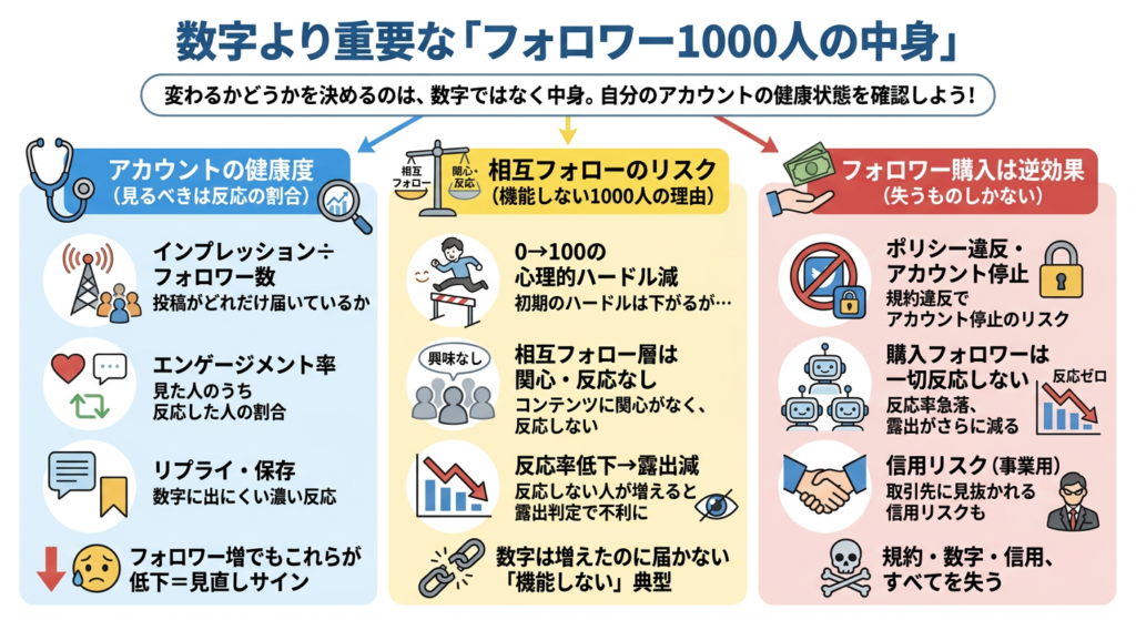 数字より重要な「フォロワー1000人の中身」